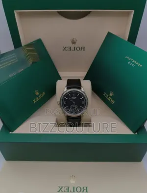 Original Rolex Genuine Leather Strap Watch in Store