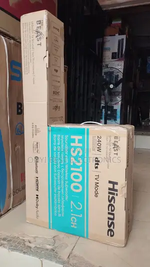 Hisense 240w 2.1ch Bluetooth Audio Soundbar, - Hs 2100