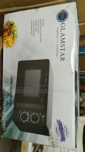 Glamstar 20 Litres Analog Microwave (Gmw-20lmx7-B Black
