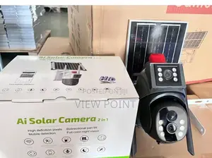 View Point 4g Sim Monitoring Dual Lens Solar Cctv Camera