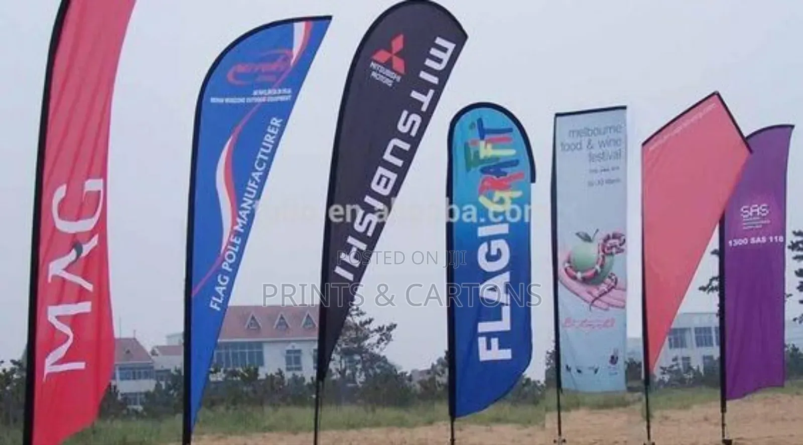 Flag Feather Banner Printing