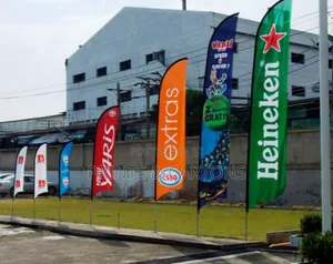 Branded Feather Banners for Outdoor Events