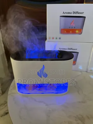 New Fireplace Humidifier Crystal Salt Rock Fire Lamp