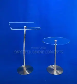 Foreign Single Pole Transparent Pulpit