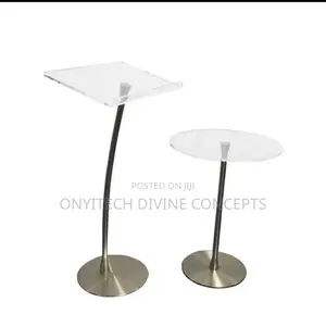 Foreign Single Pole Transparent Pulpit