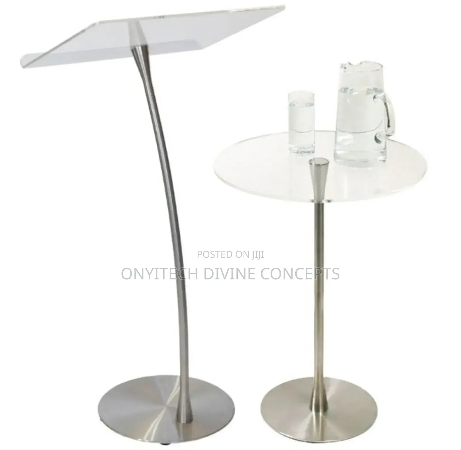 Foreign Single Pole Transparent Pulpit
