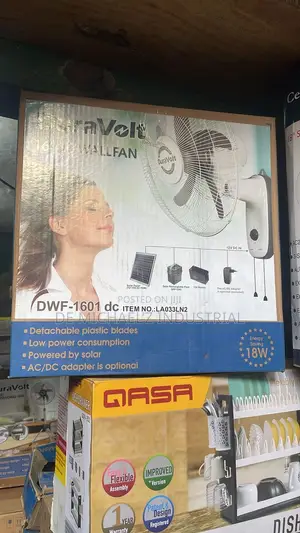 Duravolt 16" Ac-Dc 12v Wall Fan -25w
