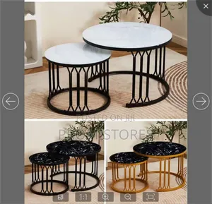 2in1 Luxury, Elegant and Unique Marble Centre Table