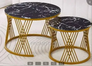 2in1 Elegant and Unique Marble Centre Table