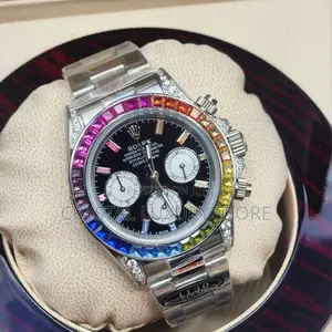 Rolex Quality Luxury Men Chain Strap Wristwatch