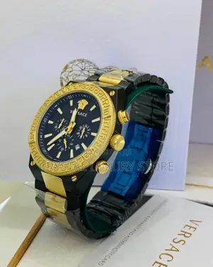 Versace Quality Luxury Men Chain Strap Wristwatch