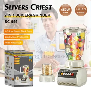 450watt Silver Crest Blender 1.5l + 0.5l