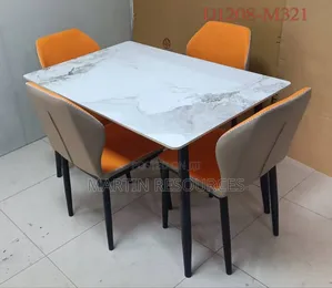 Marble Dining Table Set