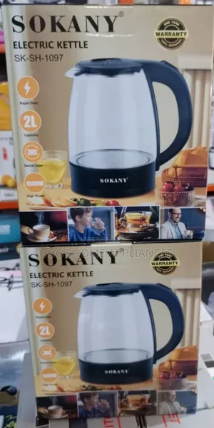 Sokany Transparent 2l Electric Kettle