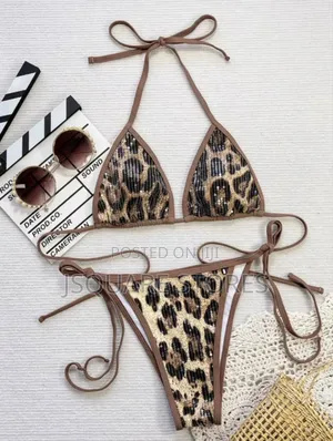 Leopard Print Bikini Set