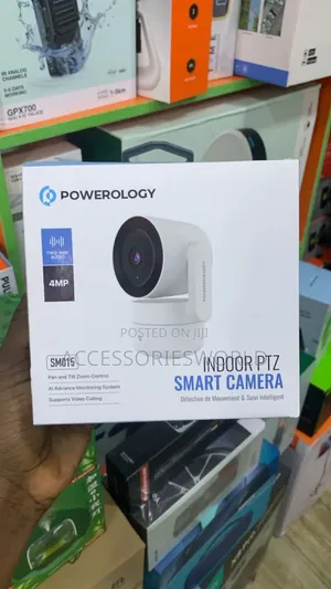 Powerology Sm015 Indoor Ptz Smart Camera 4mp Amp