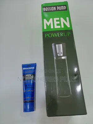 Powerup Penis Pump+Maxman Enlarging Cream: Penis Enlargement