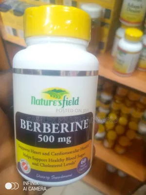 Nature's Field Berberine 500mg- 60caps