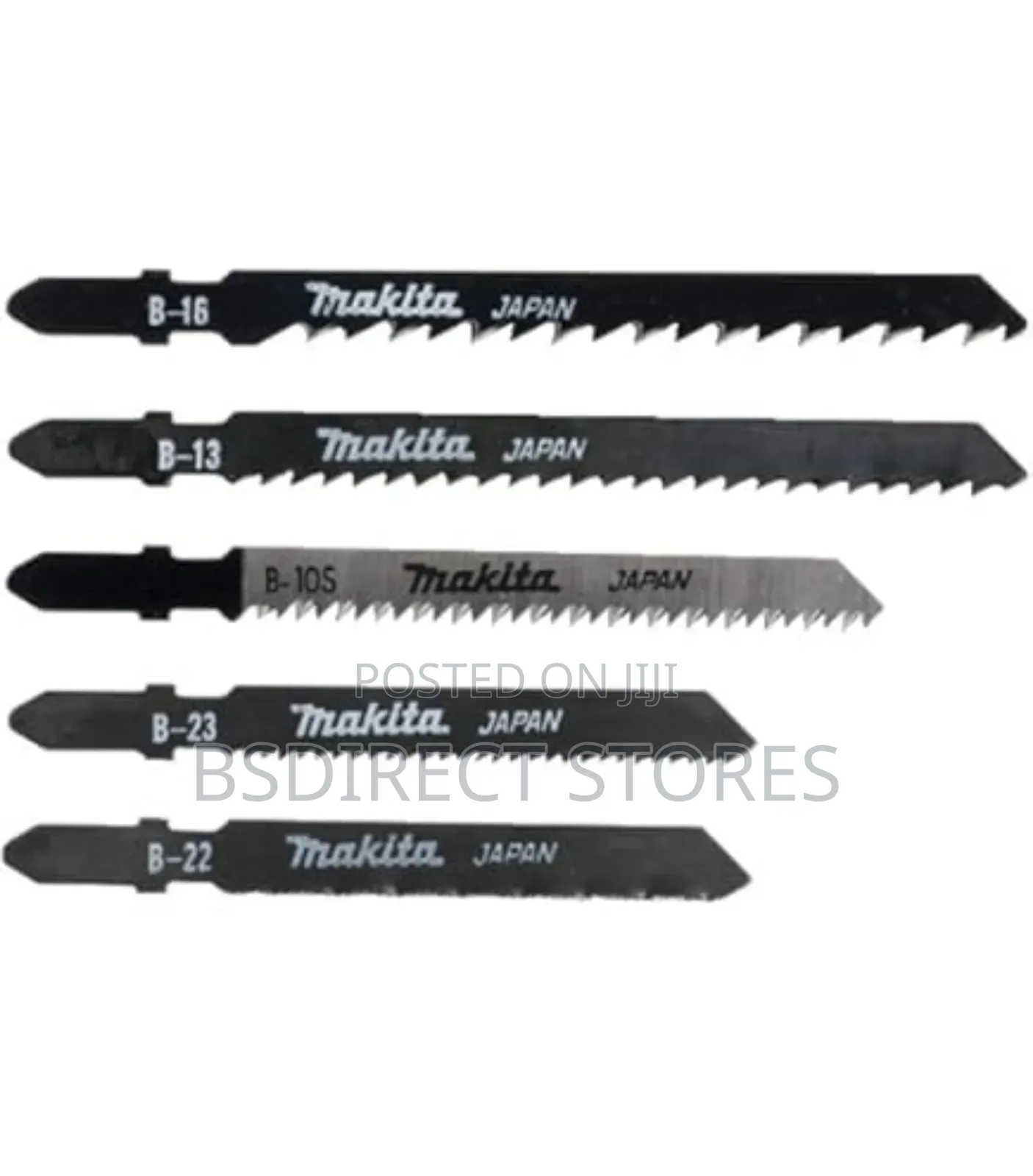 Makita Universal Fitting Jigsaw Blades - 5 Selection Pack