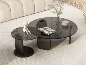 Modern 2 in 1 Glass Centre Table.