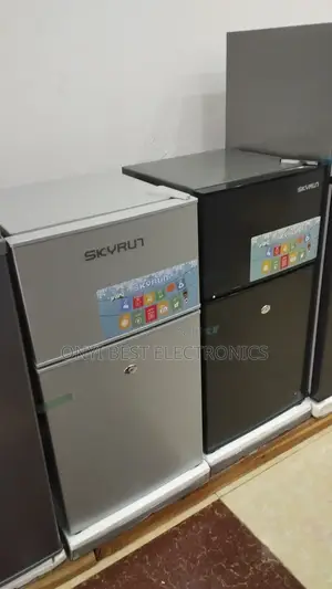 Skyrun Double Door Top Mount Fridge 85l Sliver(Bcd-85hc)