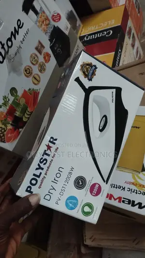 Polystar Electric Dry Iron With Led Light