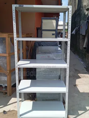Heavy-Duty 5-Level Boltless Rivet Steel Shelving Rack
