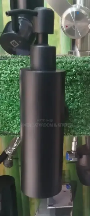 Matte Black Liquid Soap/Sanitizer Dispenser - Wall Hung