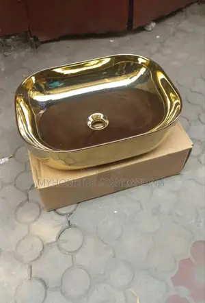 Golden Table Top Wash Hand Basin