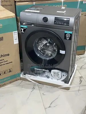 Hisense Compact Silver Washing Machine – Front Load 7kg