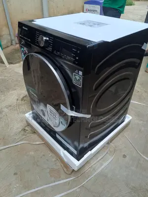 Smart-Controlled Hisense Wm 5s1245bb-Wd Laundry Combo