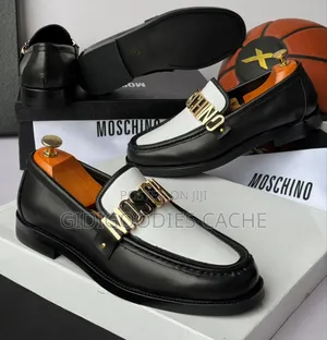 Moschino Black/White Loafers