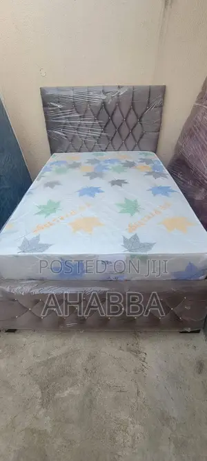 4x6 Fully Padded Bedframe,4x6 8” Foreign Orthopedic Mattress