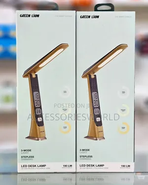 Green Lion Led Desk Lamp With Abs Material | 1800mah Battery