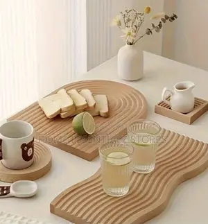 Decorative Natural Wood Food Serving Trays