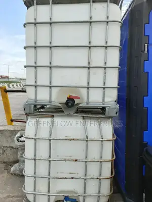 White Storage Tank