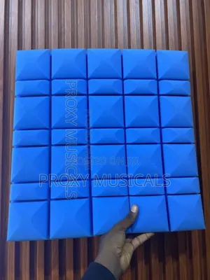 Wall Panels 50x50x5cm Blue Color Acoustic Foam