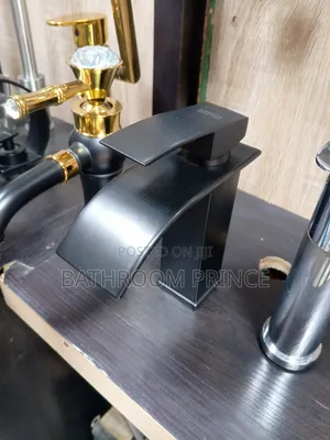Black Basin Mixer Tap