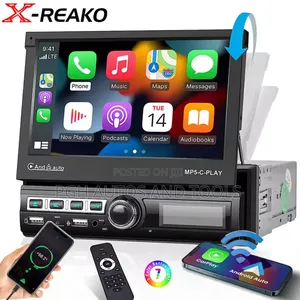 7" Retractable Screen Mp5 Player Car Radio Android