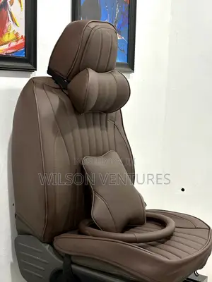 Brown Color 3d Leather Seat Cover for All 5 Seater Cars/Suv