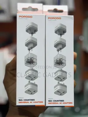 Porodo Fwc041 150+ Countries Universal Ac Adapters -