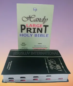 Holy Bible KJV Large Print Center-Column Reference Bible