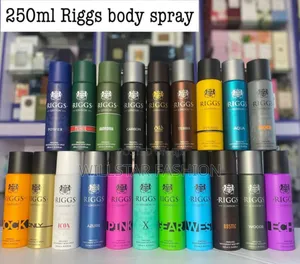 Body Spray (Riggs, Confetti, Storm for Men and Lady Storm)