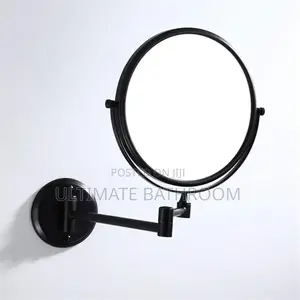 8" Black Cosmetics/Makeup Mirror