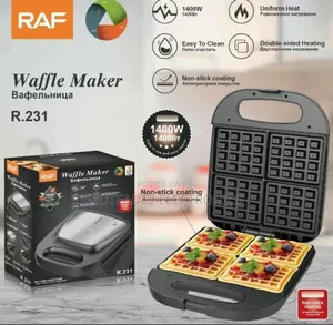Raf 4 Slice 1400w High Quality Non Stick Waffle Maker