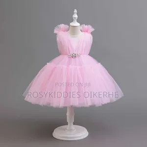 Pink Ceremonial Graduation Princess Ball Dress