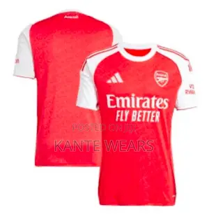 Adidas Arsenal 2025/2026 Latest Football Home Jersey