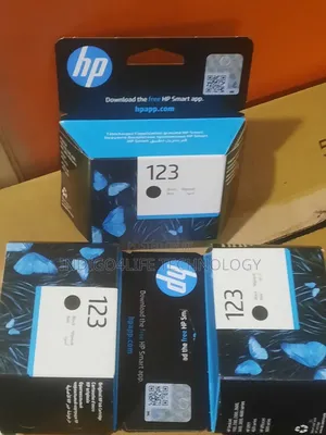Original Hp 123 Black Ink Cartridge