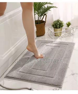 Soft Fluffy Solid Water Absorption Bathroom/Toilet Mat