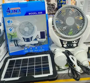 Rechargeable 4 in 1 Fan With Led Lamp
